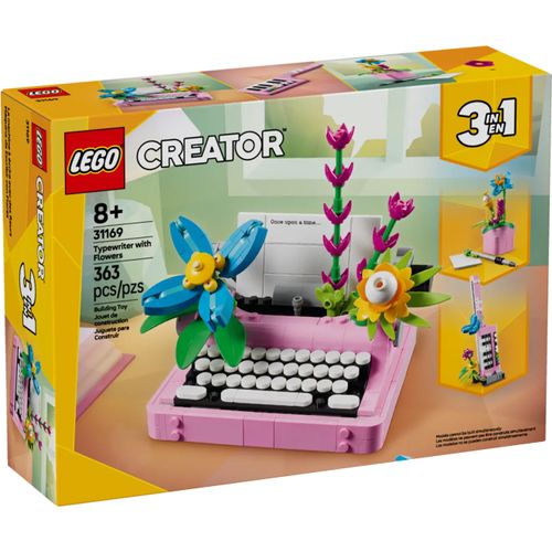 LEGO Creator - La machine à écrire avec des fleurs - 31169