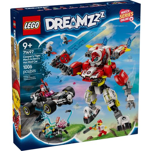 LEGO Dreamzzz - Robot-tigre de Cooper et bolide de Zero - 71497