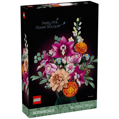 LEGO Botanicals - LEGO Icons - Le joli bouquet de fleurs roses - 10342