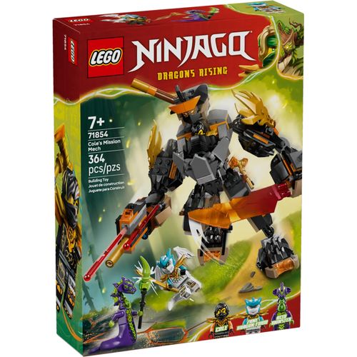 LEGO NINJAGO - La mission du robot Cole et du dragon Zane - 71854