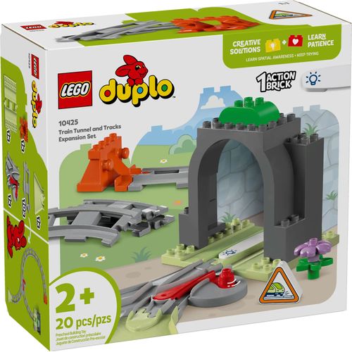LEGO DUPLO - Set d'extension : Les rails et le tunnel du train - 10425