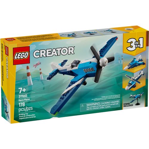 LEGO Creator - Aéronef : l'avion de course - 31160