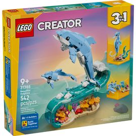 LEGO Creator - Animaux marins : les beaux dauphins - 31385
