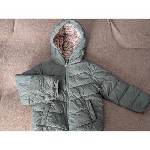 Doudoune Légère Verte 7 Ans