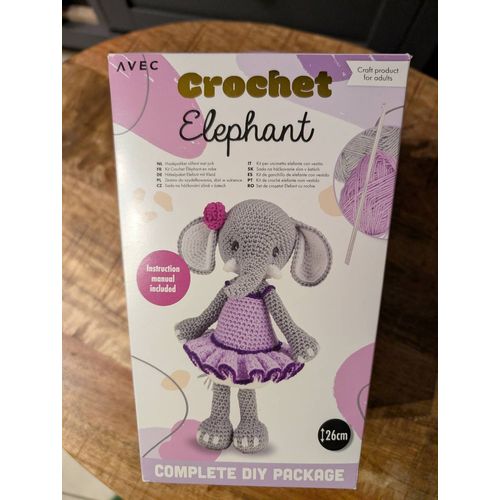 Diy Peluche Éléphant Crochet