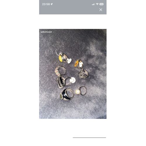 Lots De 10 Bague Fantaisie 