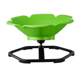 Chaise Pivotante Pour Enfants-Duoku-Capacité De 100 Kg, Siège Rotatif Cylindrique Avec Base Antidérapante, Couleur Verte
