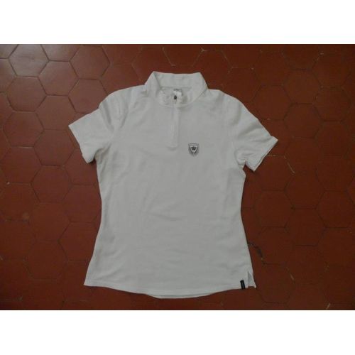 Polo De Concours Blanc Fouganza