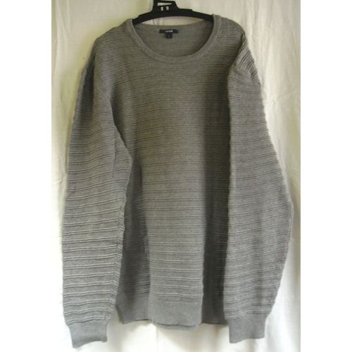 Pull / Sweat Gris "Côtelé" - Kiabi - Taille L