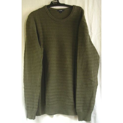Pull / Sweat Vert "Côtelé" - Kiabi - Taille L