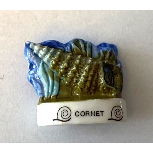 Feve Coquillage Cornet / Éditions Atlas Peinte À La Main