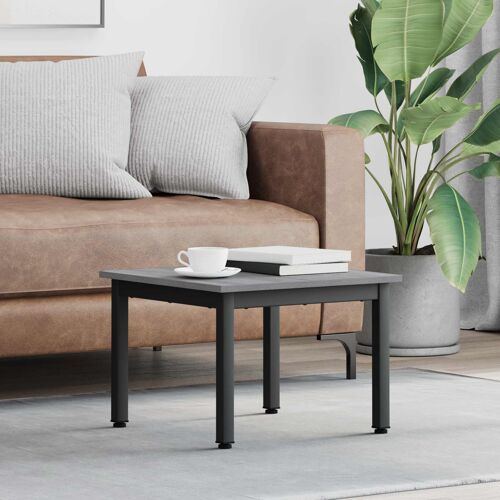 vidaXL Table basse Gris Sonoma 50 x 50 x 36 cm Bois d'ingénierie