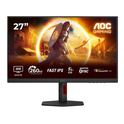 Ecran PC AOC G4 Q27G4ZR 27" 2560 x 1440 Quad HD LED Noir et Rouge