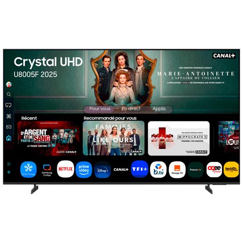 Samsung TV Crystal UHD 55" U8005F 2025, 4K, Smart TV