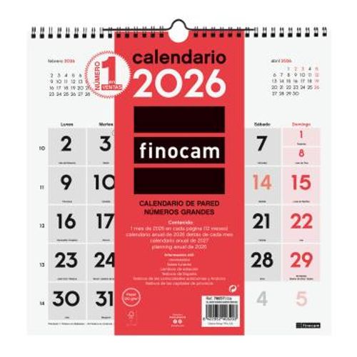 Finocam 780570026 Calendrier Mur