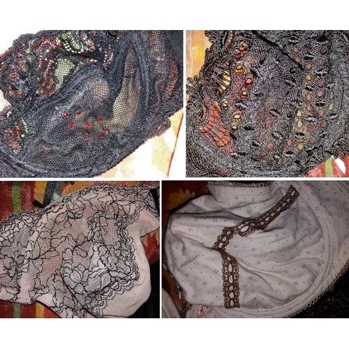 4 Soutien-Gorge Blanc-Noir Rose Gris 95d Gémo Et Night And Day By Gémo