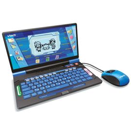 Genius XL Ordinateur éducatif bilingue français et anglais bleu