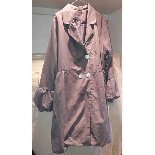 Manteau Gris Mi Saison Taille 46/48 3 Suisses Longueur 96 Cm