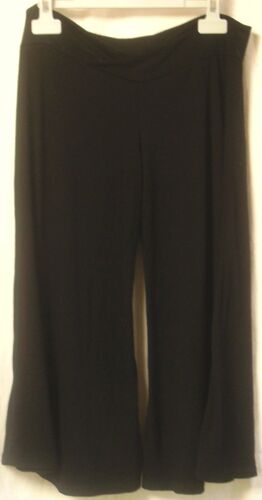 Pantacourt, Noir Avec Jambes Amples 34/36