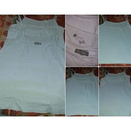 4 Top Blanc Woman -In Extenso Taille 48/50