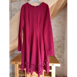 Robe Rouge Foncee - Shein