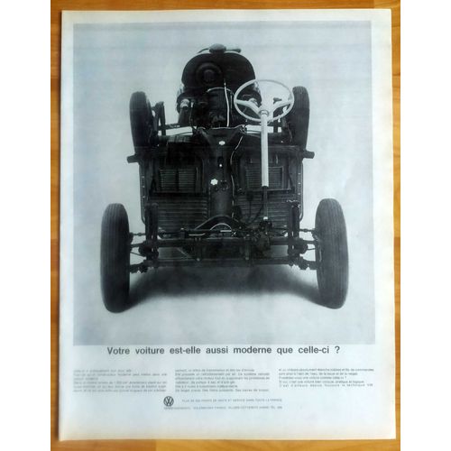 Publicité Papier - Voiture Volkswagen De 1964