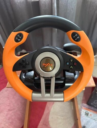 Volant console/ Gaming/ Switch, PC, PS4, PS3, Xbox avec pédales et support ajustable