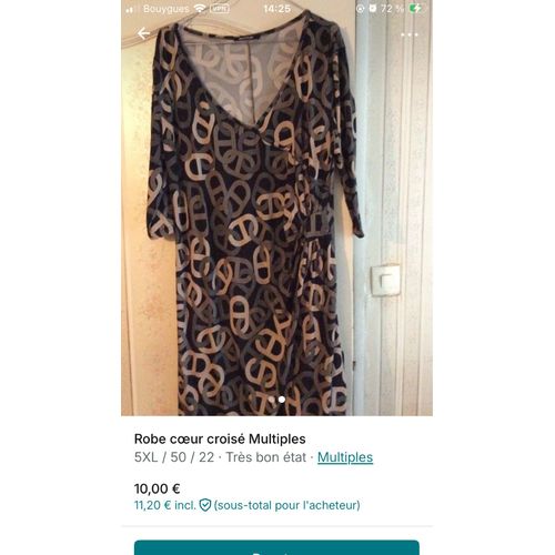 Robe Coeur Croise Multiple 