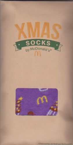 Xmas Socks By Mc Donald's (Chaussettes De Noël Par Mc Donald's - Couleur Mauve)
