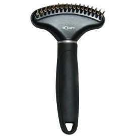Râteau Pour Chien Et Chat - Wouapy - Peigne Démêlant - Poignée Ergonomique - Dents Douces - Noir