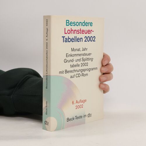 Beck-Texte: Besondere Lohnsteuer-Tabellen 2002