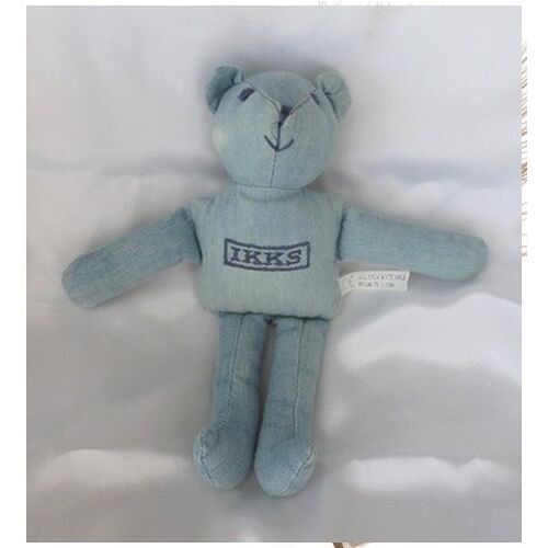 Doudou Peluche Ours Bleu Jeans IKKS