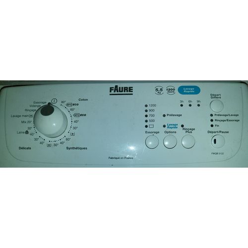 Carte électronique (Electrolux ref. EWM 1100N ou M 1100N) pour machine à laver Faure FWQB5122, compatible autres marques