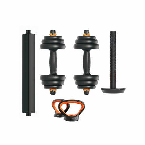 Halteres Xiaomi 20 Kg Noirs Antiderapants Ergonomiques Musculation Fitness Domicile Resistant Eau