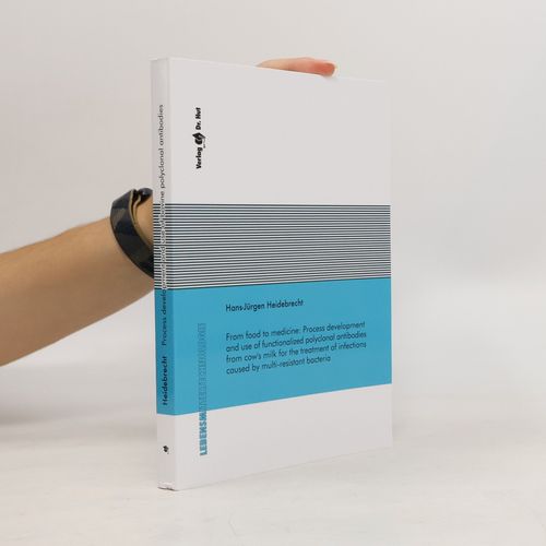 From Food To Medicine: Process Development And Use Of Functionalized Polyclonal Antibodies From Cow's Milk For The Treatment Of Infections Caused By Multi-Resistant Bacteria | Hans-Jurgen Heidebrecht