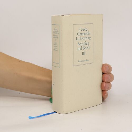 Schriften Und Briefe Iii. | Georg Christoph Lichtenberg