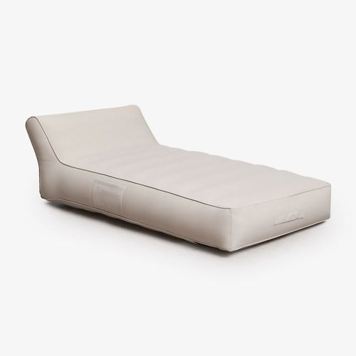 Chaise Longue Gonflable Palawan Tapioca Beige