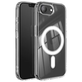 Coque MagSafe Renforcée pour iPhone 16e modèle MagStick Clear Jelly Swissten Transparent