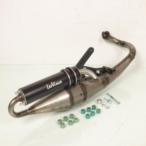 Pot D Échappement Leovince Pour Scooter Kymco 50 Super 9 2t Ac Après 2004 Neuf