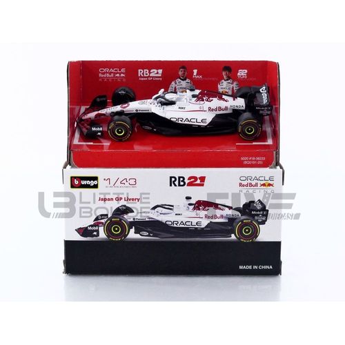 Bburago 1/43 - Red Bull Rb21 - Winner Japan Gp 2025 (M. Verstappen) 38233-1-Bburago
