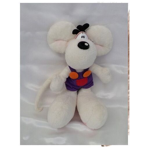 Peluche Ours Doudou Pimboli Aviateur - Avec Gilet Et Casquette - Velours - Occasion