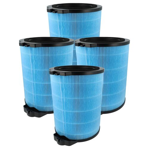 vhbw 4x Filtres H12 remplacement pour Candy U98, 35602348 pour purificateur d'air - Filtre de rechange avec charbon actif intégré