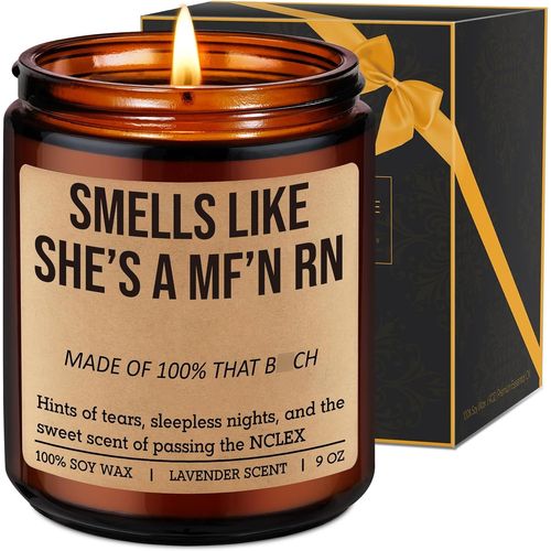 Bougie pour Nouvelle Infirmiere, Cadeaux de Felicitations NCLEX, Idees pour Noel et Diplome