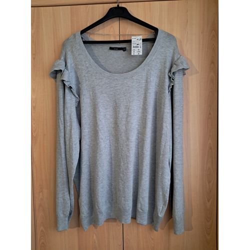 Pull Taille 54-56 Gris Kiabi