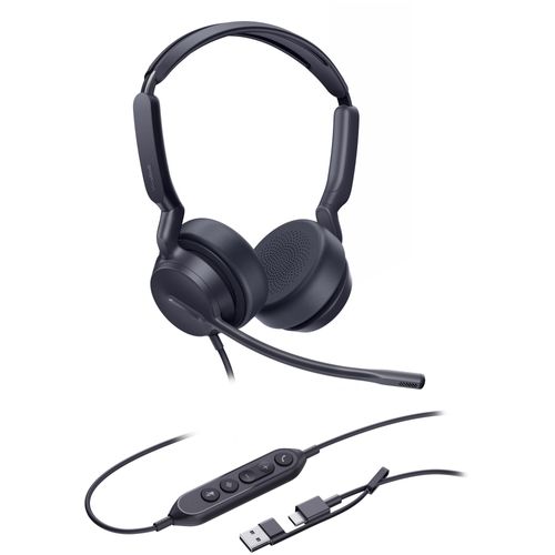 Yealink Casque Dual UC avec connecteur USB-C/A