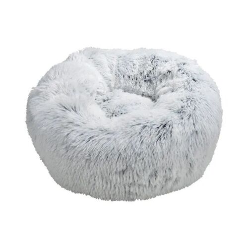 Coussin Chat Ou Chien Fluffy Blanc Gris