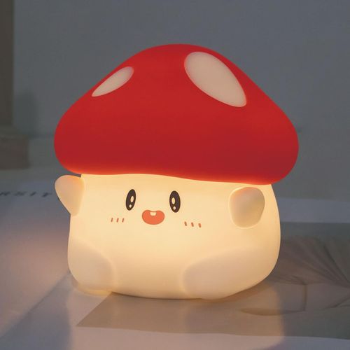 Champignon Veilleuses Pour Enfants, Silicone Lampe De Chevet Avec Usb Rechargeable Peut Être Chronométré, Cadeaux Pour Bébé Garcon Fille Adulte Chambre Décoration Nouveau-Né