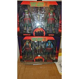 Les Tortues Ninja Neca Movie 3 Pack Samouraï Tmnt Teenage Mutant Ninja Turtles Scellé