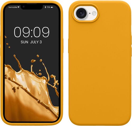 Housse Compatible avec Apple iPhone 16e Coque - Housse de téléphone Protection Souple en TPU Silicone - Mangue