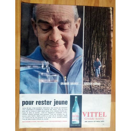 Publicité Papier - Eau De Vittel De 1961